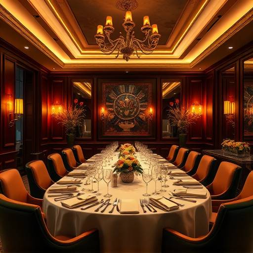 Private dining room for exclusive gatherings and celebrations